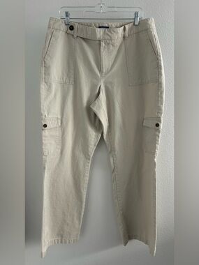 Dockers Light Beige Cargo Pants with Utility Pockets
